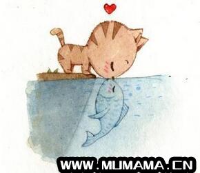 胎教故事：小鱼和小猫(小猫钓鱼的绘本故事)