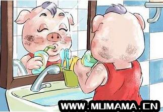 小猪照镜子的故事