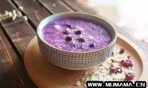 桂花紫薯粥