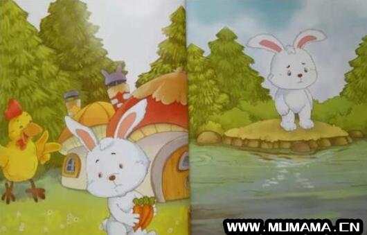 烦恼的小兔子的故事