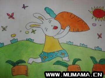 小兔子拔萝卜的故事